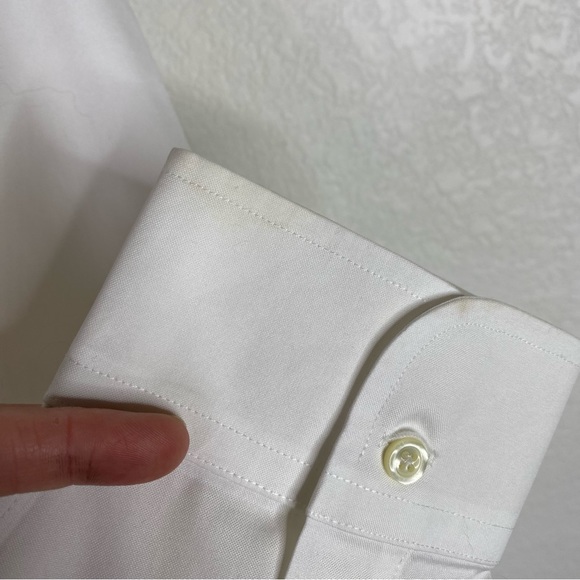 Brooks Brothers Classic White Supima Cotton Button Front Shirt - Picture 6 of 8